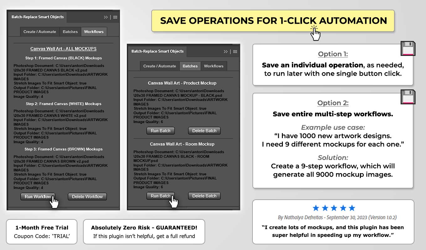 Screenshot image showcasing how to automate bulk mockup-image creation