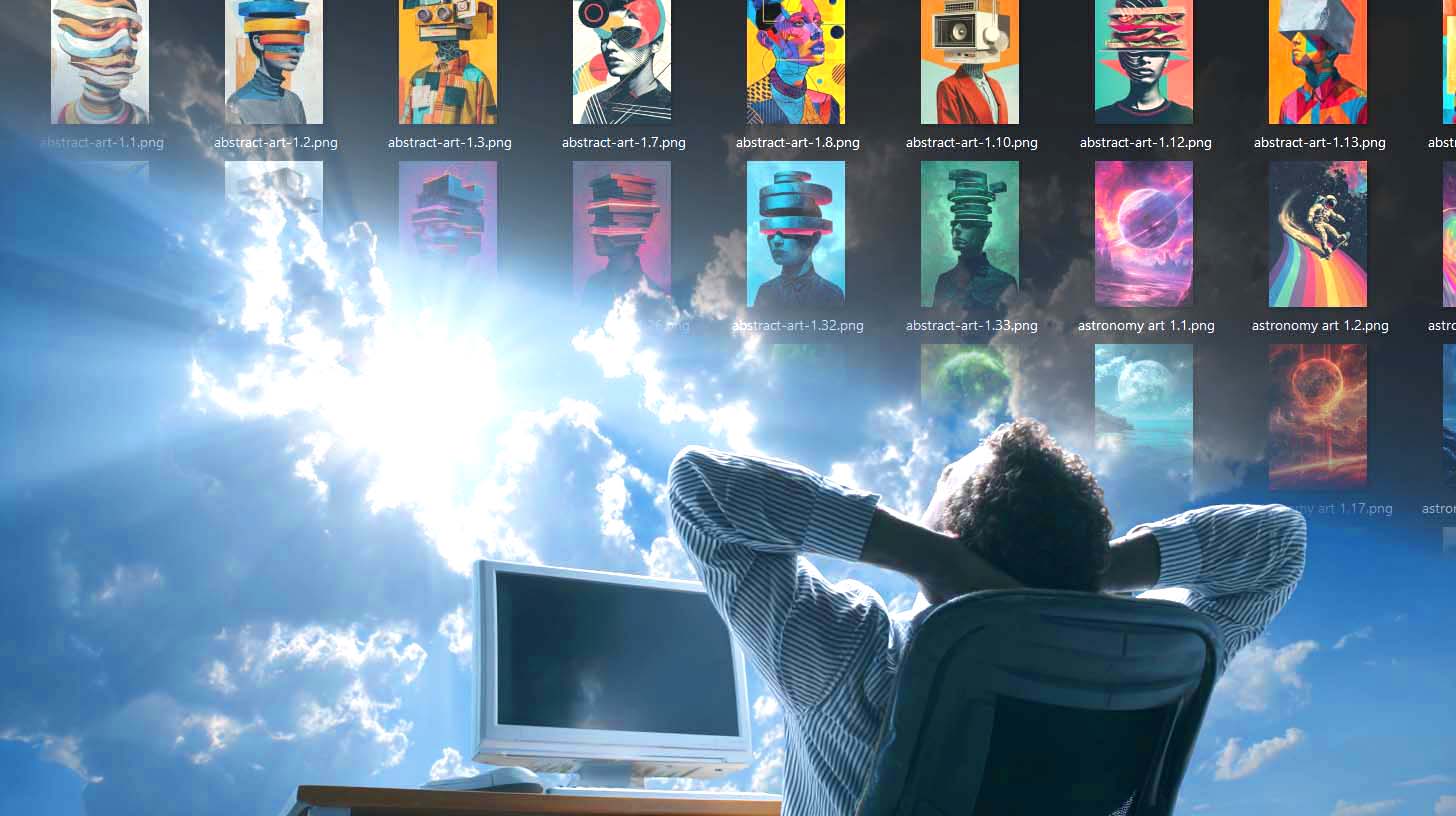 Man creates hundreds of mockup images fast using the Batch-Replace Smart Objects plugin for Photoshop which automates this process for him.